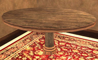 Table ovale en os Tier 2 Table bois d'os 60SP 18