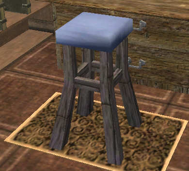Tabouret de faydark en bois Tier 2 Chaise 25SP 13
