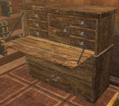 Bureau en os Tier 2 Bureau bois d'os 60SP 14