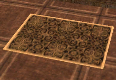 Petit tapis en toile Tier 2 Tapis 25SP 16