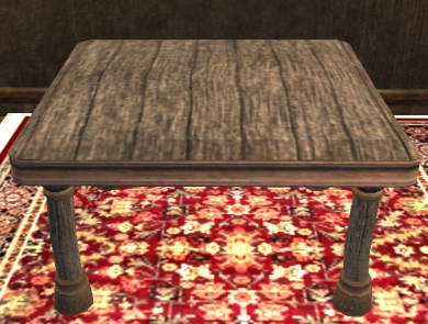 Petite table rustique en érable Tier 2 Table 25SP 18