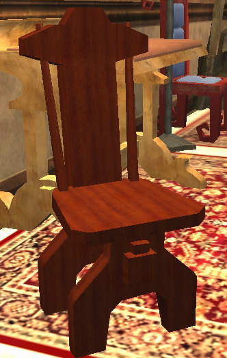 Chaise en chêne à dossier haut Tier 4 Chaise bois de chêne 300SP 34