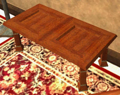 Petite table en cèdre clair Tier 5 Table bois de cèdre 500SP 48
