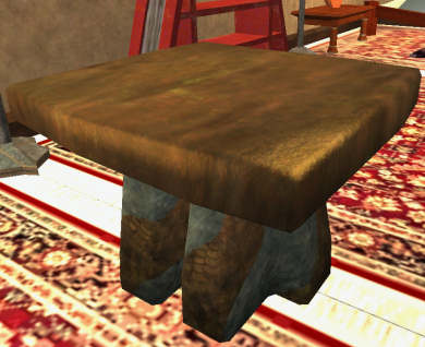 Petite table en adamantine Tier 7 Table 100SP 62