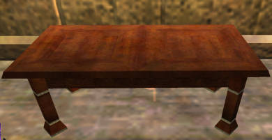 Petite table en cèdre brun Tier 5 Table bois de cèdre 500SP 47