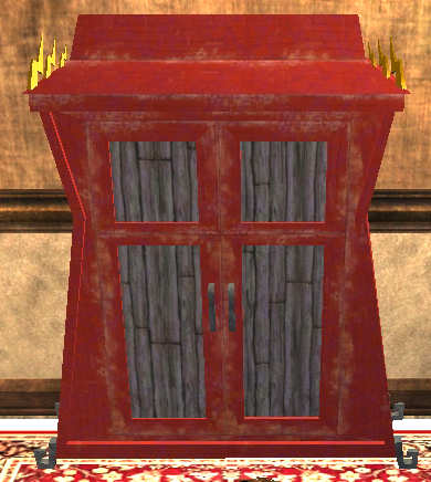 Commode en boidefer doré Tier 6 Rangement Rouge bois de fer 700SP 59