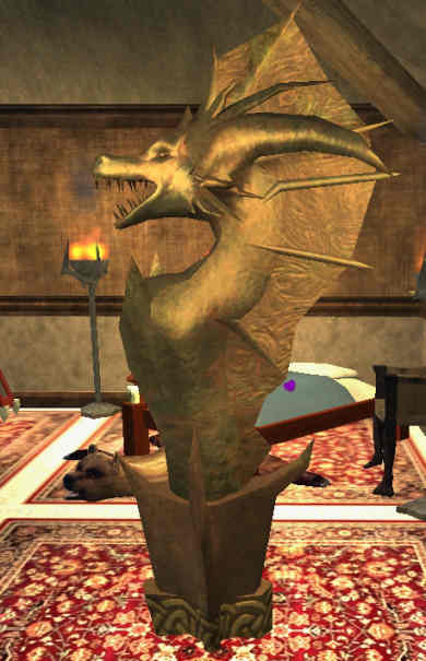Buste de dragon en xégonite Tier 7 Statue xegonite 900SP 68