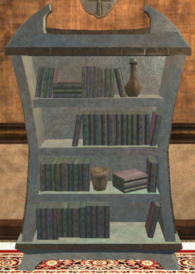 Bibliothèque de sorcier en ébène Tier 7 Rangement bois d'ébène 900SP 60