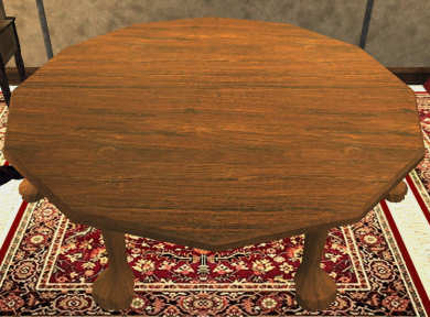 Table ronde en boidefer Tier 6 Table bois de fer 700SP 55