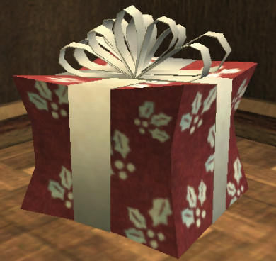 Red and white decorative Frostfell gift box Event Frostfell Frostfell 20SP 0