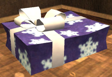 Blue and white decorative Frostfell gift box Event Frostfell Frostfell 20SP 0