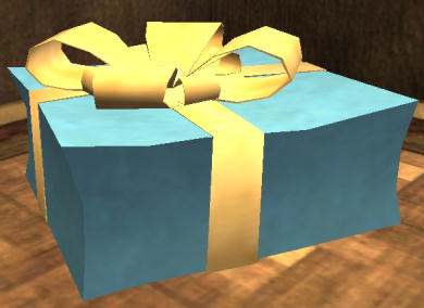Blue decorative Frostfell gift box Event Frostfell Frostfell 20SP 0