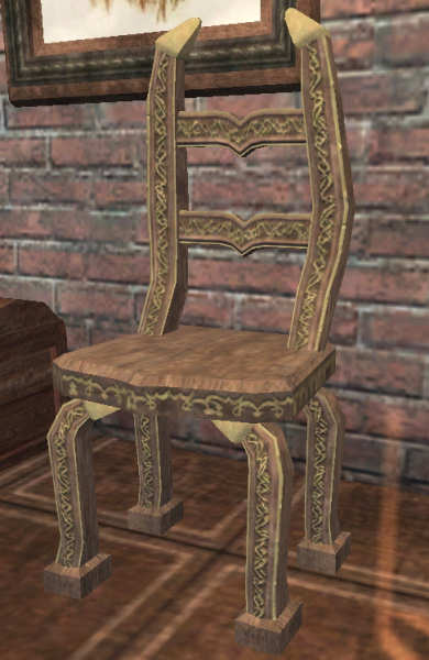 Chaise ornée en églantier Tier 4 Chaise 35SP 33