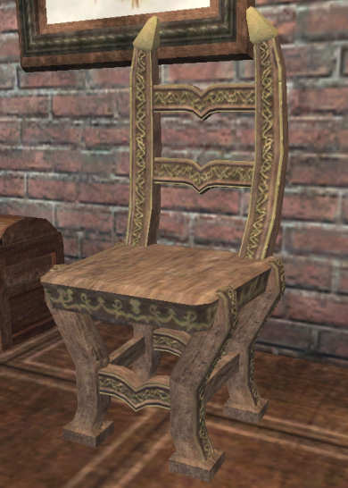 Chaise élaborée en églantier Tier 4 Chaise 35SP 33