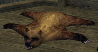 Halasian bearskin rug Tier 5 Tapis 55SP 41
