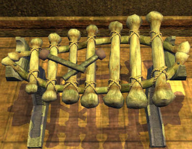 Xylophone en os sectionné Tier 2 Musique bois d'os 60SP 19