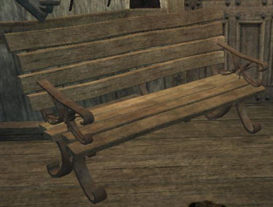 Banc standard en tek Tier 5 Chaise 55SP 41