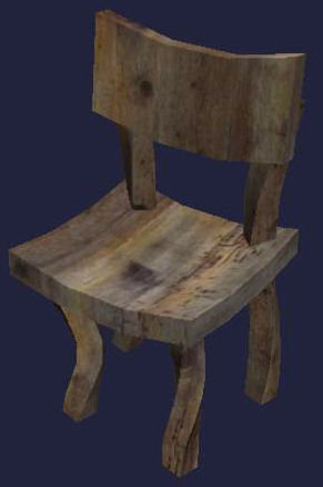 Chaise en églantier noueux Tier 4 Chaise 35SP 34