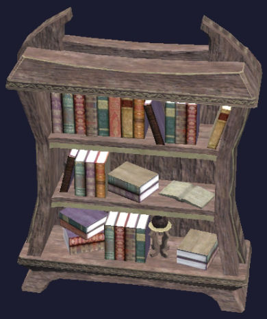 Petite bibliothèque en acajou Tier 8 Rangement acajou 1100SP 72