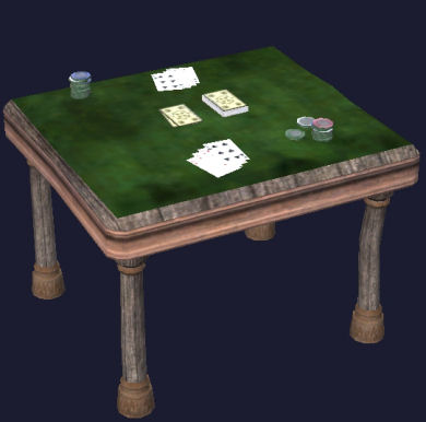 Table de jeu carrée en séquoia Tier 8 Table   125SP 75