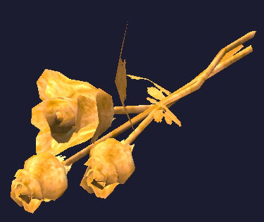 Rose mécanosynthétique dorée Event Erollisi Erollisi 15SP 10