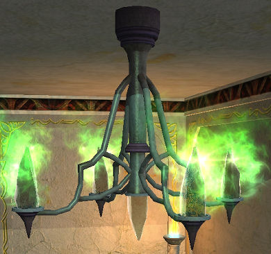 Chandelier à cristaux d'émeraude de feu Tier 8 Luminaire émeraude de feu 1100SP 77