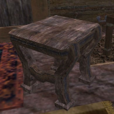 Tabouret militaire en tek Tier 5 Chaise 55SP 48
