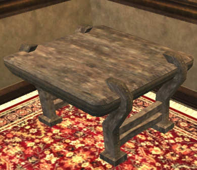 Petite table de la milice en aulne Tier 1 Table bois d'aulne 40SP 6