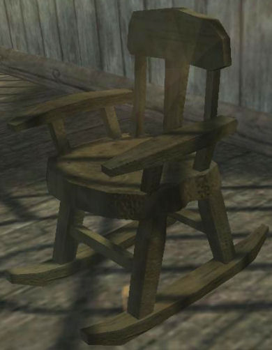 Fauteuil à bascule en os Tier 2 Chaise bois d'os 60SP 14